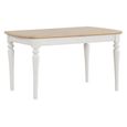 Cromwell Extending Dining Table - 4-6 Seater - 136cm-196cm - Grey Painted