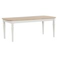 Cromwell Extending Dining Table - 4-6 Seater - 136cm-196cm - Grey Painted
