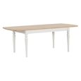 Cromwell Extending Dining Table - 6-10 Seater - 185cm-245cm - Grey Painted
