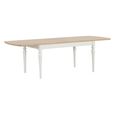 Cromwell Extending Dining Table - 6-10 Seater - 185cm-245cm - Grey Painted
