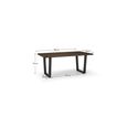Brooklyn Dining Table - 6 Seater - 180cm - Dark Oak