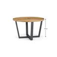 Brooklyn Dining Table - 4 Seater - 120cm - Round - Oak