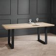 Berwick Dining Table - 6 Seater - 180cm - Oak Effect