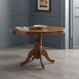 Canterbury Round Extending Dining Table - 2-4 Seater - 90cm-120cm - Mahogany