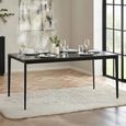 Miami Dining Table - 4 Seater - 120cm - Grey Ceramic