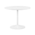 Blanco Dining Table - 2 Seater - 100cm - Round - White
