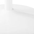 Blanco Dining Table - 2 Seater - 100cm - Round - White