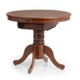 Canterbury Round Extending Dining Table - 2-4 Seater - 90cm-120cm - Mahogany