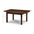 Canterbury Extending Dining Table - 4-6 Seater - 120cm-160cm - Mahogany