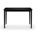 Hudson Dining Table - 4 Seater - 114cm - Black
