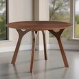 Huxley Dining Table - 4 Seater - 120cm - Round - Walnut