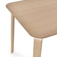 Kaito Dining Table - 6 Seater - 140cm - Oak Effect