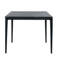 Miami Dining Table - 2 Seater - 80cm - Square - Grey Ceramic
