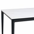Miami Dining Table - 4 Seater - 120cm - White Ceramic