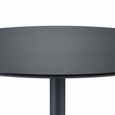 Nero Dining Table - 2 Seater - 100cm - Round - Black