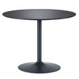 Nero Dining Table - 2 Seater - 80cm - Round - Black