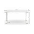 Positano Dining Table - 6 Seater - 150cm - White Marble Effect