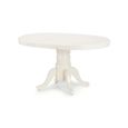 Stamford Extending Dining Table - 2-4 Seater - 100cm-138cm - Oval - Ivory