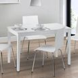 Taku Dining Table - 4 Seater - 114cm - White