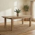 Langley Extending Dining Table - 4-6 Seater - 140cm-180cm - Reclaimed Pine