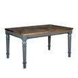 Bishop Extending Dining Table - 4-6 Seater - 140cm-180cm - Grey Painted