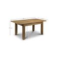 Astoria Oak Extending Dining Table - 140cm-180cm - 4-6 Seater