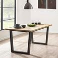 Hilton Dining Table - 180cm - 6 Seater - Herringbone - Oak