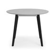 Casa Dining Table - 100cm - 2 Seater - Round - Grey