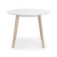 Casa Dining Table - 100cm - 2 Seater - Round - White