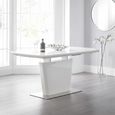 Como Extending Dining Table - 160cm-200cm - 6-8 Seater - White Gloss
