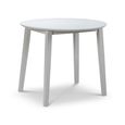 Coast Drop Leaf Dining Table - 2-4 Seater - 55cm - Round - Grey