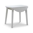 Coast Drop Leaf Dining Table - 2-4 Seater - 55cm - Round - Grey