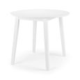 Coast Drop Leaf Dining Table - 2-4 Seater - 55cm? Round - White