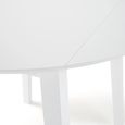 Coast Drop Leaf Dining Table - 2-4 Seater - 55cm? Round - White