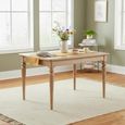 Cromwell Extending Dining Table - 4-6 Seater - 136cm-196cm - Oak