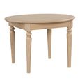 Cromwell Round Extending Dining Table - 4-6 Seater - 110cm-150cm - Oak