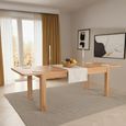 Treviso Extending Dining Table - 6-10 Seater - 180cm-250cm - Oak