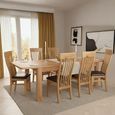 Treviso Extending Dining Table - 6-10 Seater - 180cm-250cm - Oak