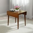 Hanover Drop Leaf Dining Table - 2 Seater - 61cm-97cm - Dark Oak