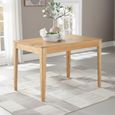 Dunmore Dining Table - 4 Seater - 120cm - Oak