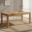 Curve Extending Dining Table -  4-8 Seater - 140cm-180cm - Oak