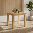 Arlington Square Dining Table - 2 Seater - 80cm - Oak