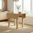 Arlington Square Drop Leaf Dining Table - 2 Seater - 90cm - Oak