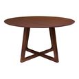 Hellerup Dining Table - Round - Pedestal - 4 Seater - 137cm - Walnut