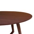 Hellerup Dining Table - Round - Pedestal - 4 Seater - 137cm - Walnut