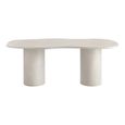 Maranola Dining Table - Double Pedestal - 8 Seater - 200cm - Concrete