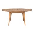 Metz Dining Table - Round - Extending - 4-6 Seater - 118cm-158cm - Oak