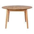 Metz Dining Table - Round - Extending - 4-6 Seater - 118cm-158cm - Oak