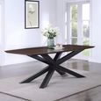 Nevada Dining Table - 8 Seater - 220cm - Parquet Style Wood