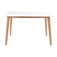 Vojens Dining Table - 4 Seater - 120cm - White